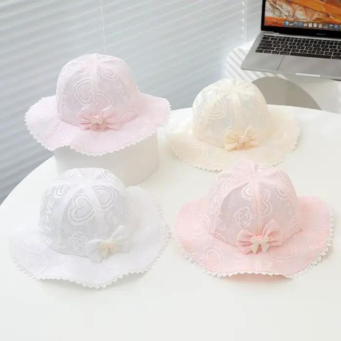 Chapeau Panama d'été pour bébé fille
