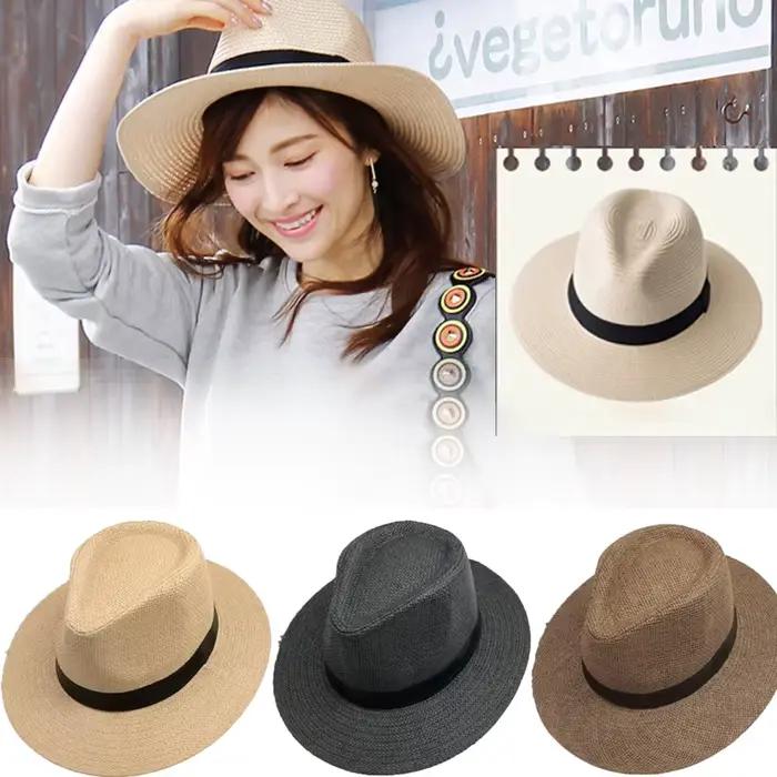 Chapeau vintage Havane fait à la main Casquettes Panama classiques Chapeaux de soleil unisexes
