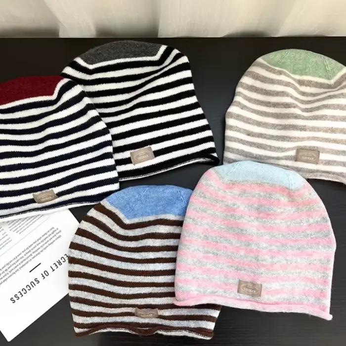 Chapeaux à poils de cordon de serrage pour femmes