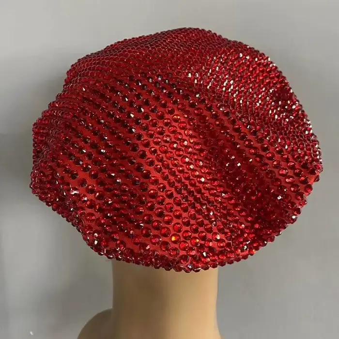 Béret à strass pour femmes
