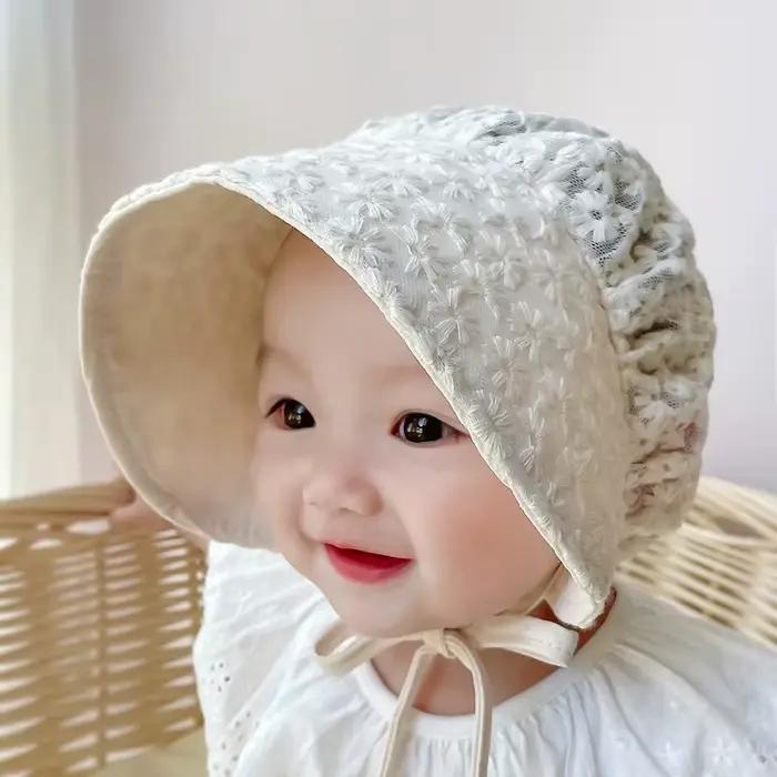 Chapeau de Soleil Français pour Bébé de 3 à 12 Mois