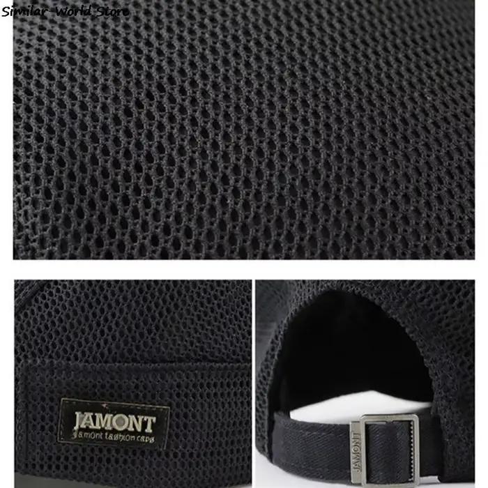 Casquette de baseball en maille respirante pour hommes