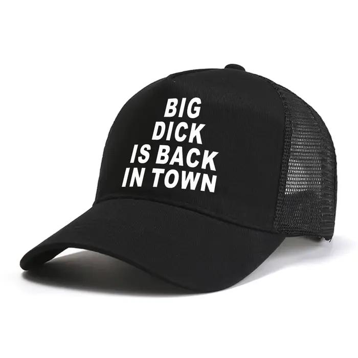 Casquette de baseball Big Dick Is Back In Town style décontracté respirante en coton unisexe réglable pour hommes et femmes quatre saisons occasions spéciales