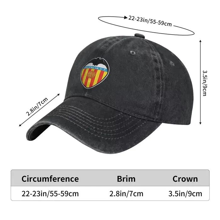 Casquette de baseball décontractée Valencia Club pour homme et femme style y2k rétro camping chasse été occassions spéciales