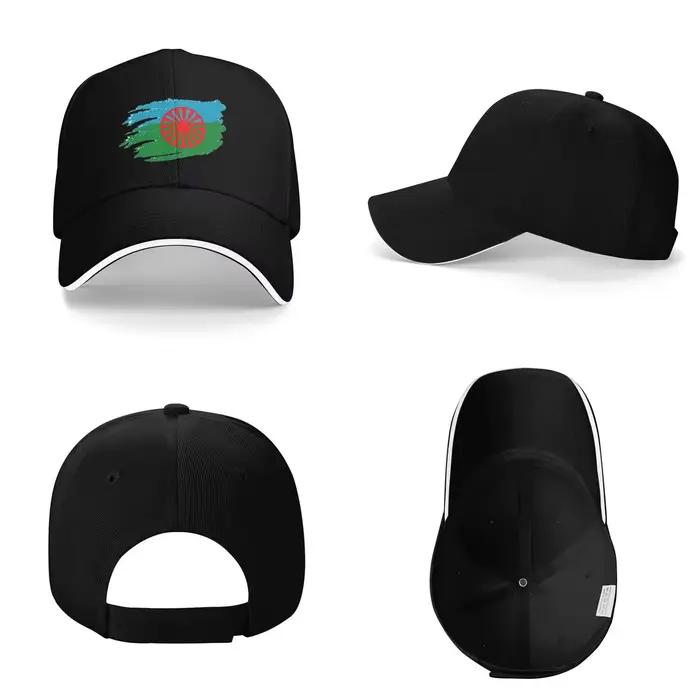 Casquettes de baseball unisexes Rom Gypsy Romani Flag Streetwear d'extérieur