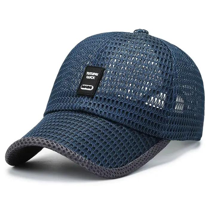 Casquette de baseball en maille à séchage rapide pour hommes