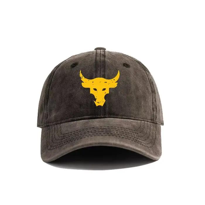 Dwayne Johnson Brahma Bull Casquette de baseball d'été DistMurcia papa chapeaux hommes extérieur réglable coton casquettes MZ-440