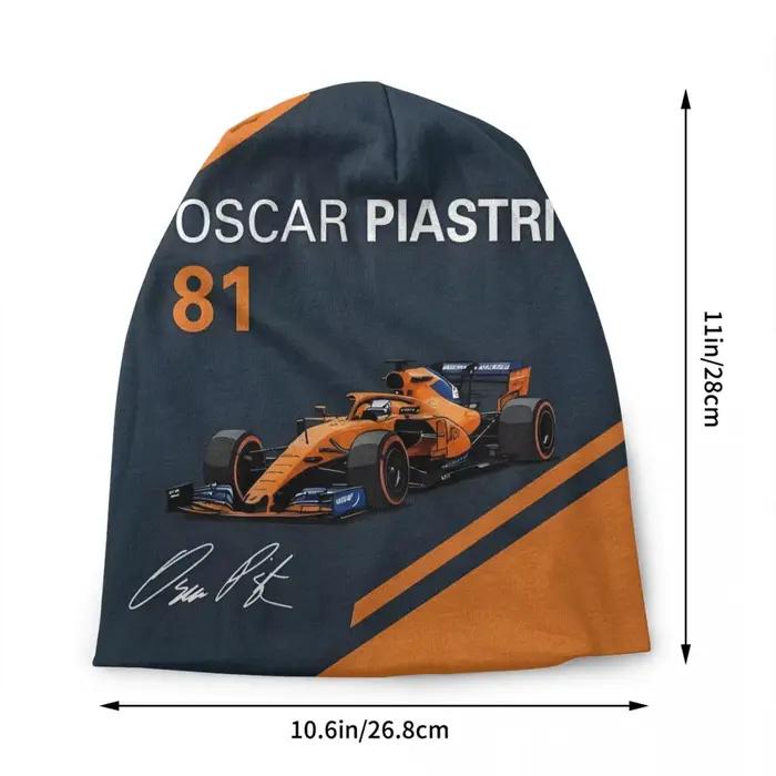 Bonnet Oscar Piastri Art F1 Unisexe Chaud Tricot Sport Décontracté Pour Ski En Plein Air Occasions Adultes