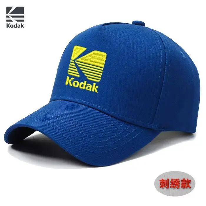 Casquette de baseball décontractée brodée Kodak pour passionnés de photographie