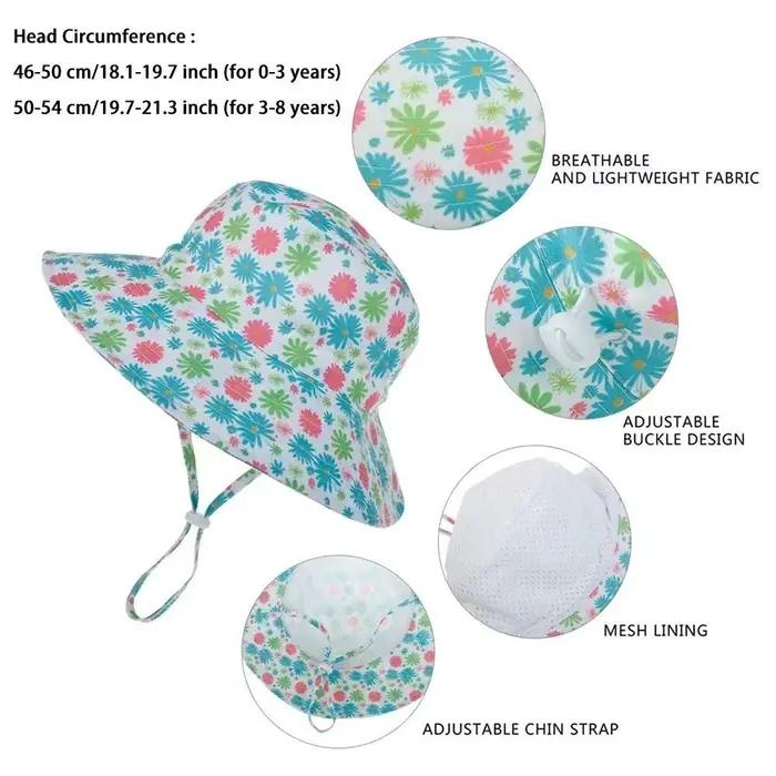 Casquette Panama douce en coton respirant couvre-oreille couvre-chef pour nouveau-né chapeau de pêcheur pour bébé chapeau de soleil d'été pour bébé casquette de plage style sportif pour enfant 4-6 ans occasions spéciales été plage sécurité confort