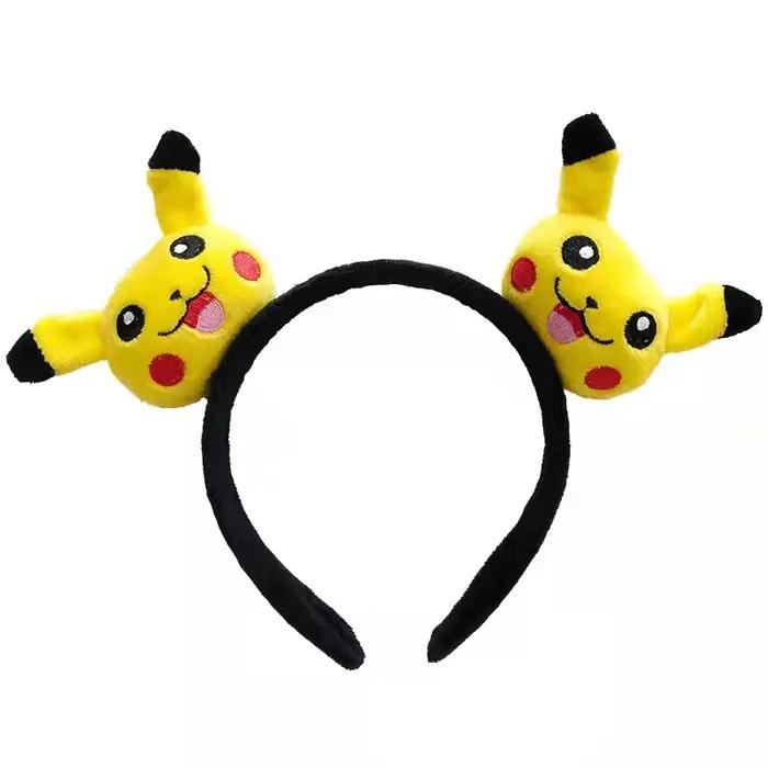 Pokemon Pikachu oreilles mignonnes bandeaux chapeaux Cosplay accessoires de Performance Anime Figure épingles à cheveux fournitures de fête d'anniversaire jouets pour enfants