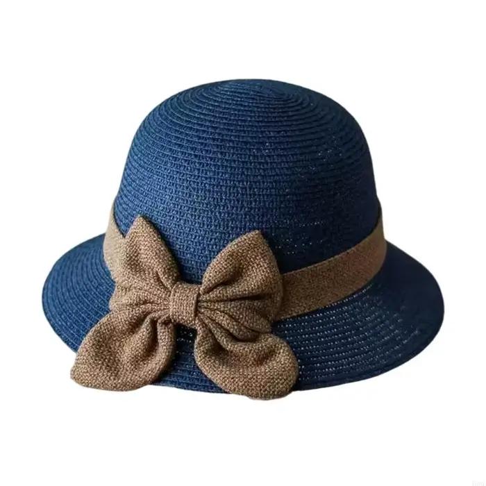 Chapeau paille pliable