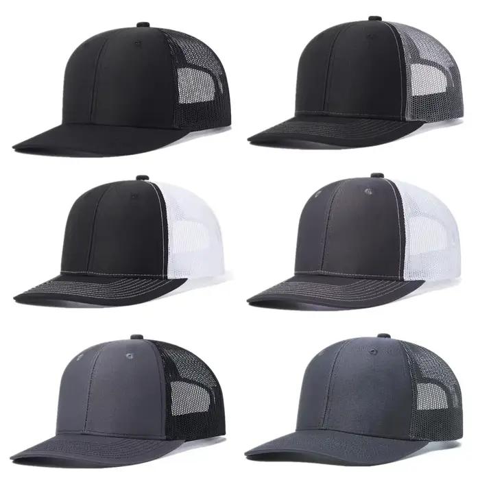 Casquette unisexe patchwork style camionneur coton respirant pour hommes et femmes toutes saisons occasions décontractées