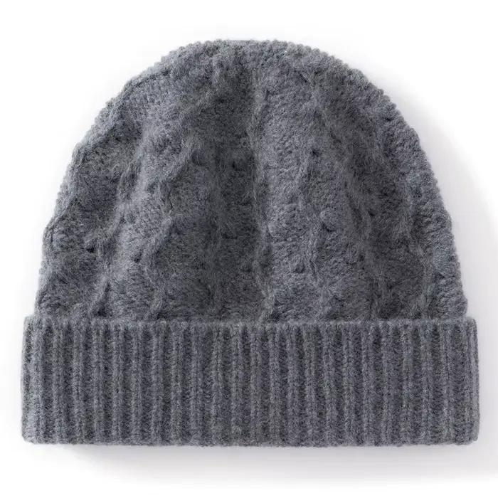 Chapeau tricoté en cachemire 100% résistant au froid