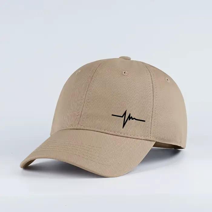 Casquette de baseball avec imprimé Heartbeat ECG Lifeline pour hommes et femmes