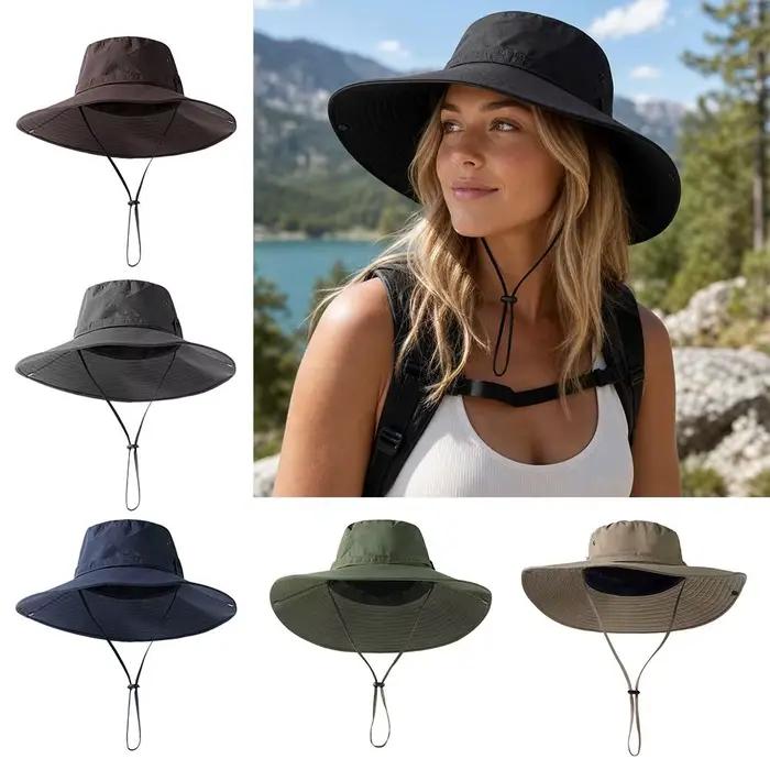 Chapeau de soleil d'été multifonctionnel sport polyester pour femmes protection UV alpinisme occasions décontractées
