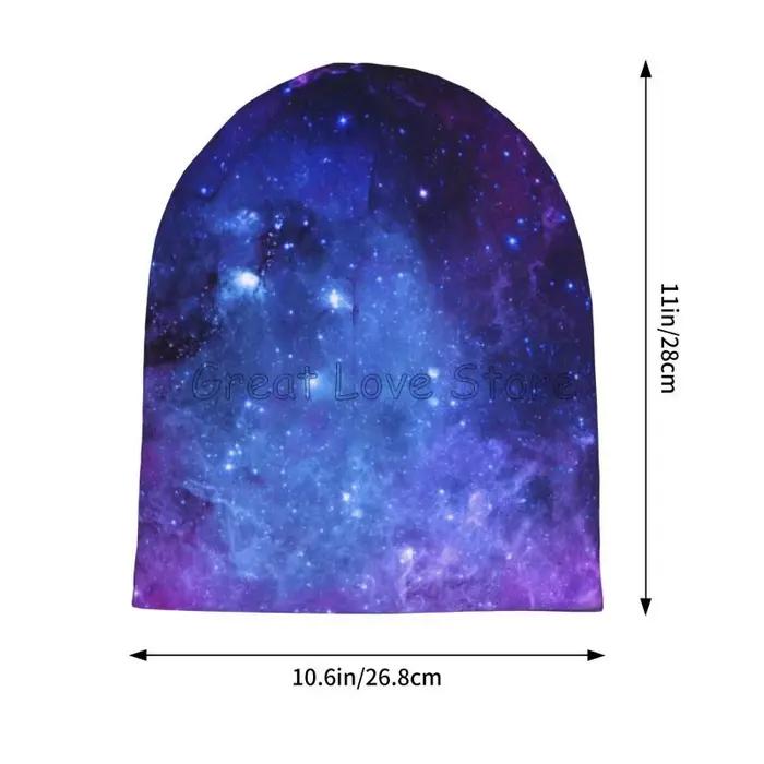 Bonnet Blue Galaxy Space Unisexe Polyvalent Pour Toutes Les Saisons Occasions Spéciales Mode Élégance Aventures Galactiques