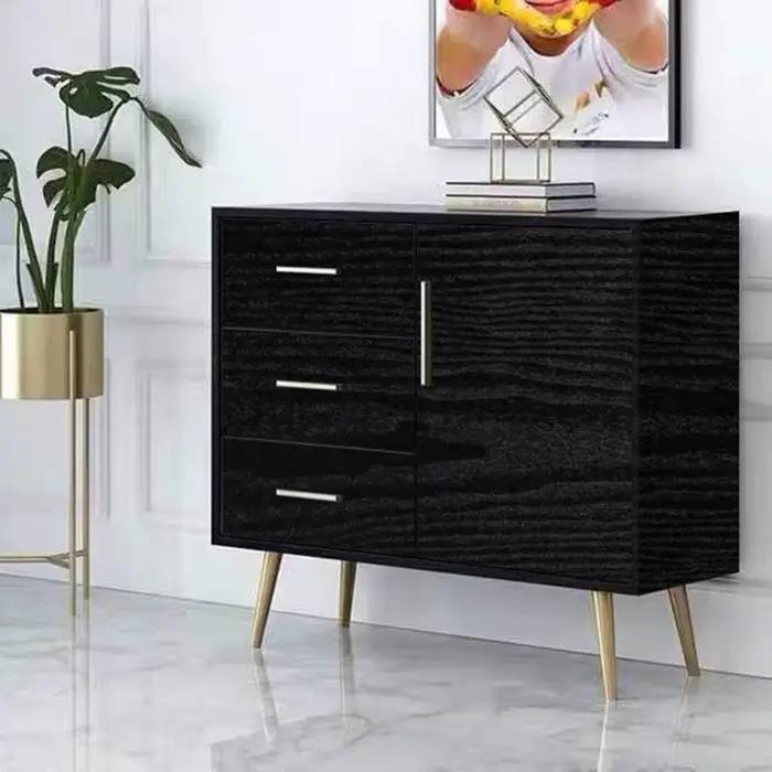 Papier peint PVC grain de bois noir 45cm
