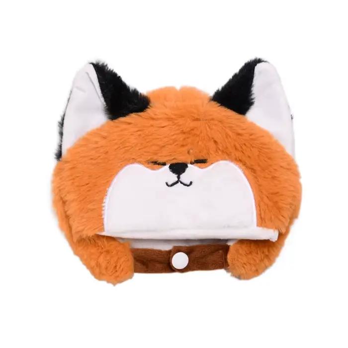 Chapeau en peluche de dessin animé cochon