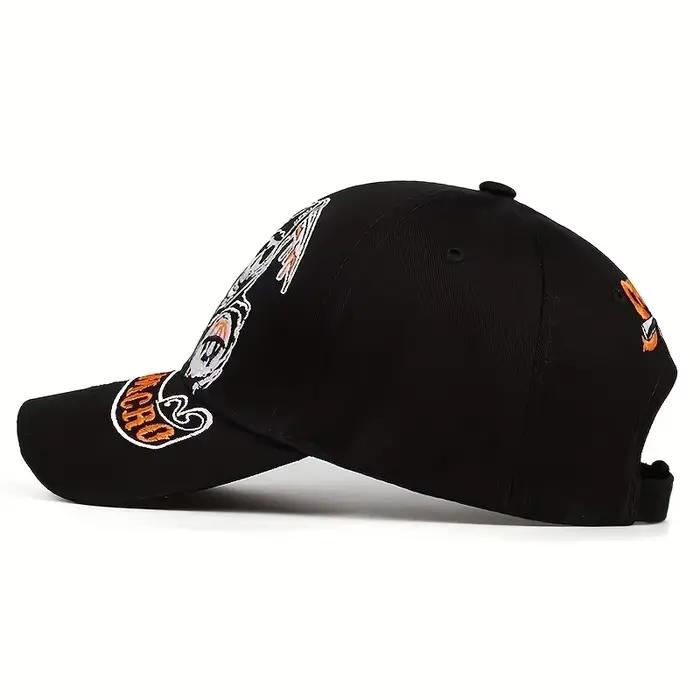 Casquette de baseball SAMCRO SOA Sons of Anarchy avec broderie de crâne
