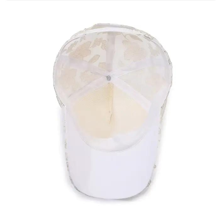 Chapeau de soleil en dentelle léger pour femme – Casquette de baseball respirante et protection UV | Accessoire