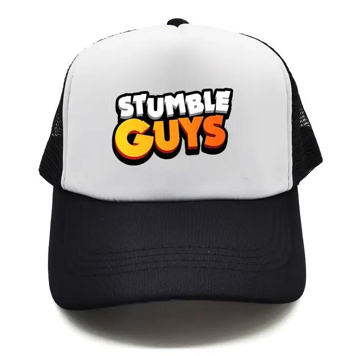 Stumble Guys casquette de camionneur Cool hommes drôle Hip-Hop chapeau jeu casquettes de Baseball été unisexe maille Net