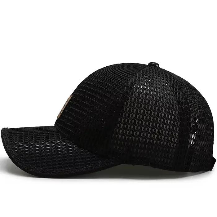 Casquette de baseball respirante pour homme protection solaire style sport polyester gris foncé bleu gris clair réglable occassions estivales activités plein air