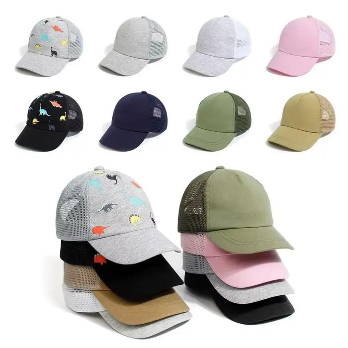 Casquette de baseball imprimée dinosaure pour enfants