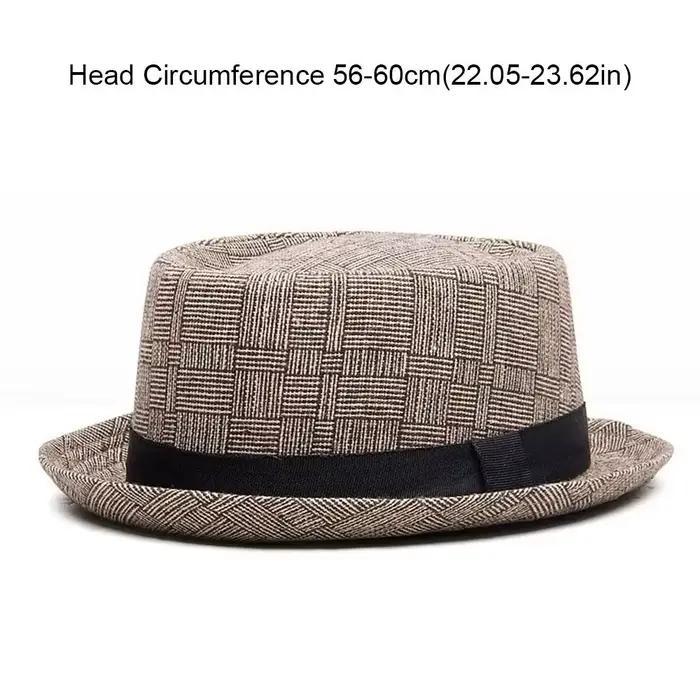 Chapeaux classiques à carreaux rétro britanniques
