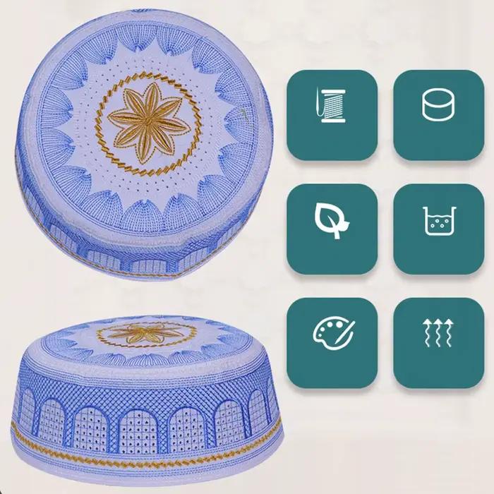 Nouveau Chapeau de Prière Musulman pour Hommes