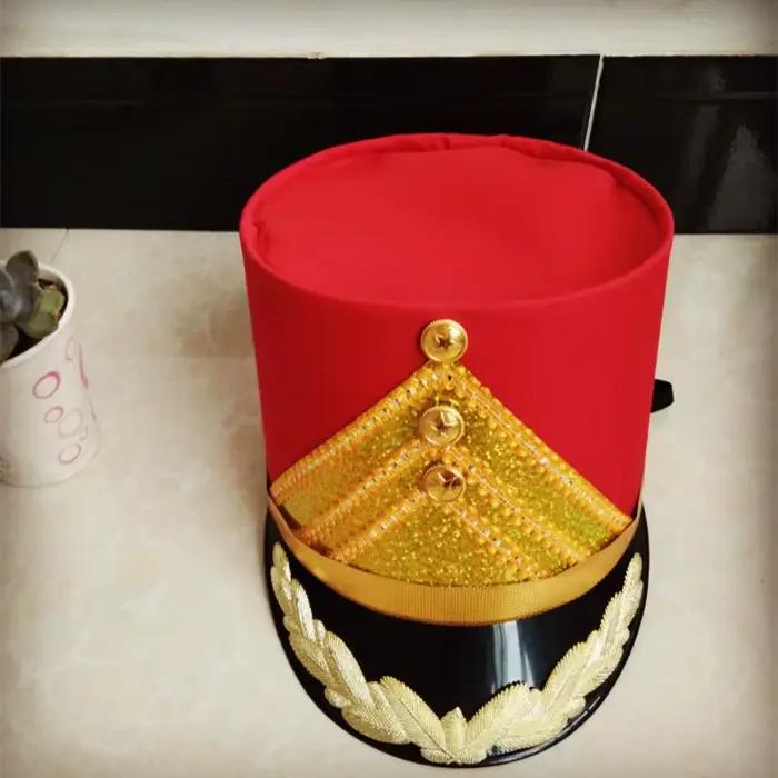 Chapeau haut-de-forme rouge pour enfants et adultes