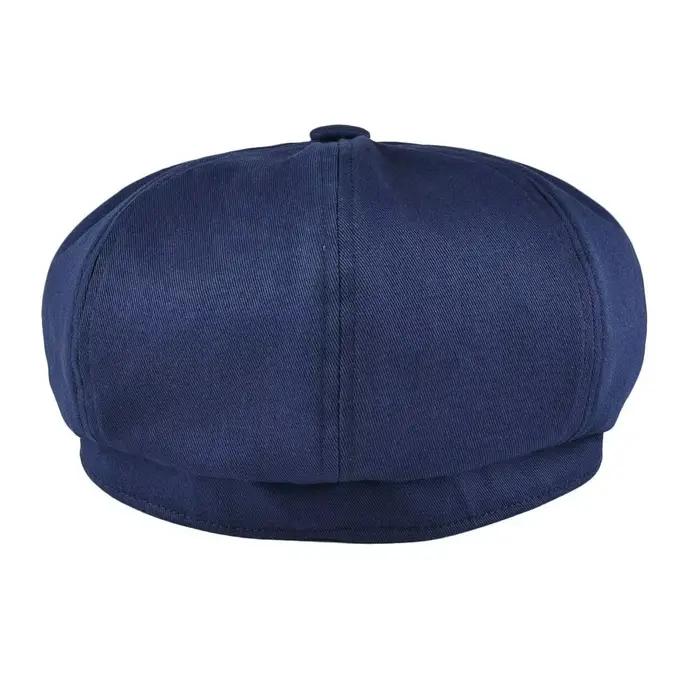 BOTVELA casquette gavroche hommes sergé coton chapeau 8 panneau