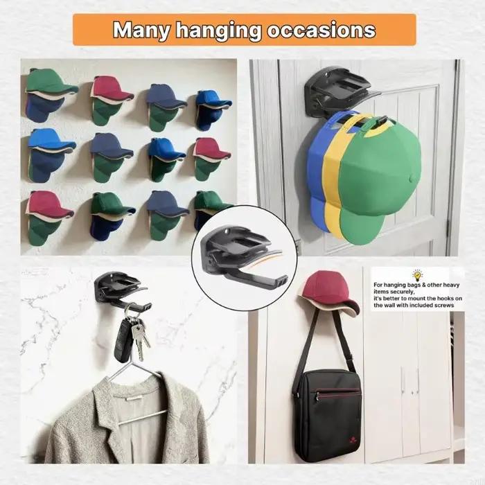 Porte-chapeau facile à déplacer pour l'organisation des casquettes