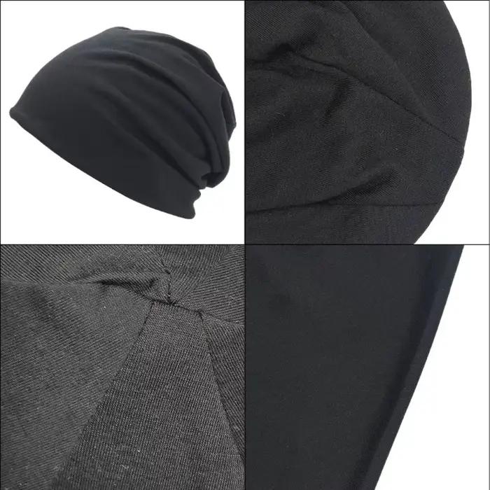 Bonnet ample uni en polyester doux pour homme et femme, style sport, multifonctionnel pour l'automne et l'hiver, polyvalent pour toutes sortes d'occasions extérieures