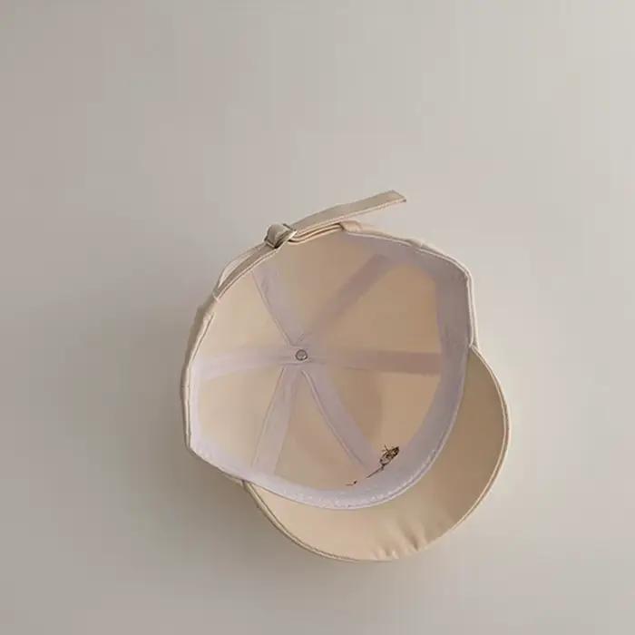 Casquette de baseball en coton brodée chiot