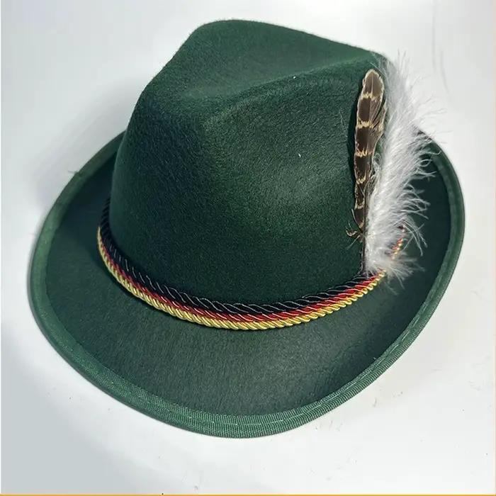 Chapeau décoratif en plumes pour hommes et femmes