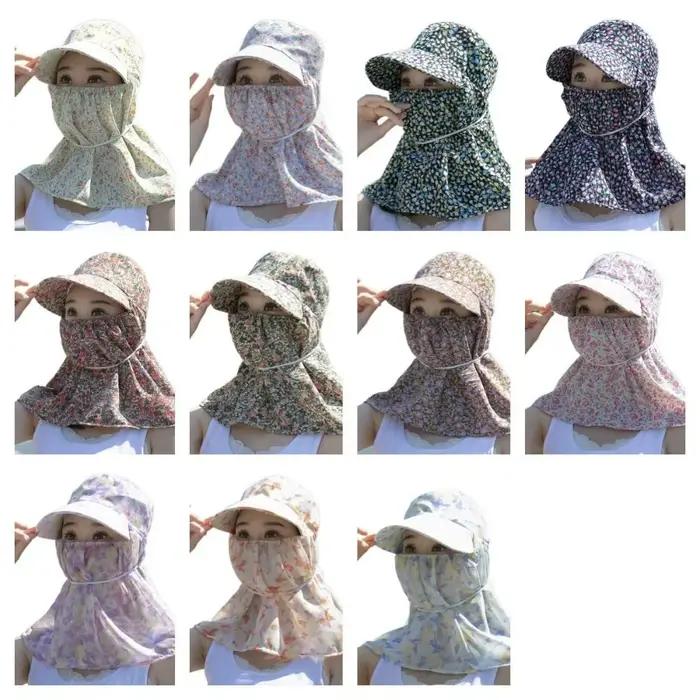 Chapeau de soleil pour femme avec cache-oreilles