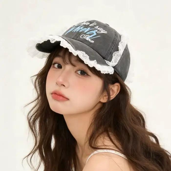 Casquettes de baseball vintage américaines brodées avec lettres