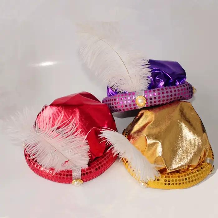 Aladdin chapeau Halloween mascarade enfants fête mythe arabe chapeaux spectacle sur scène Cosplay accessoires de déguisement