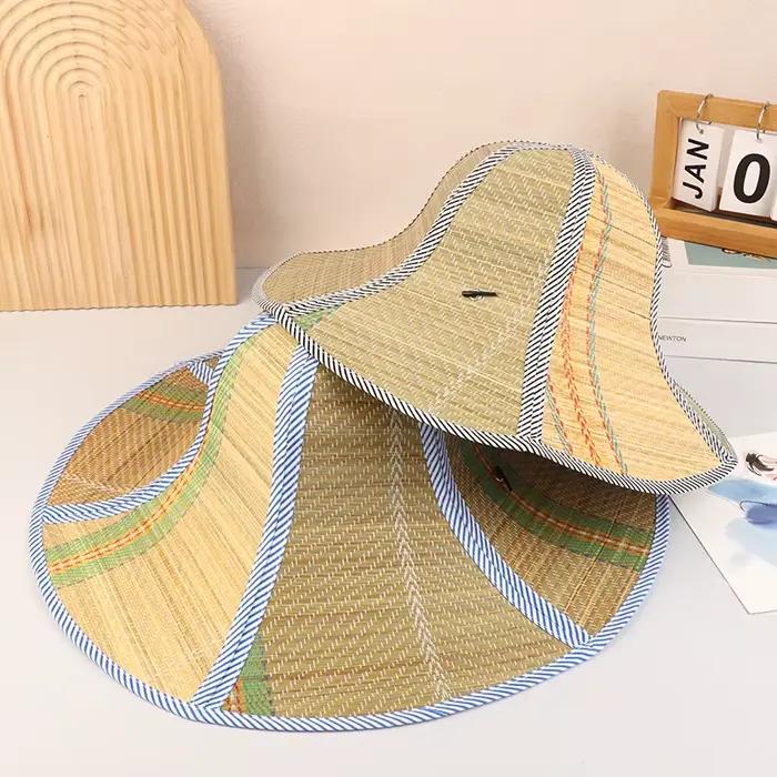 Nouveau chapeau de pêcheur en bambou et rotin chinois