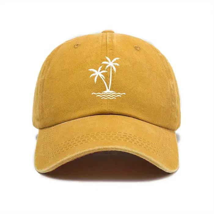 Nouvelle casquette de baseball décontractée vintage printemps/été en tissu coco