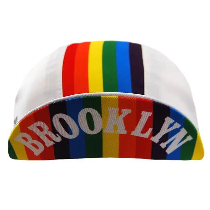 Casquette de cyclisme Brooklyn Polyester Imprimée Pour Hommes Occasions Spéciales Randonnées Courses Vélo