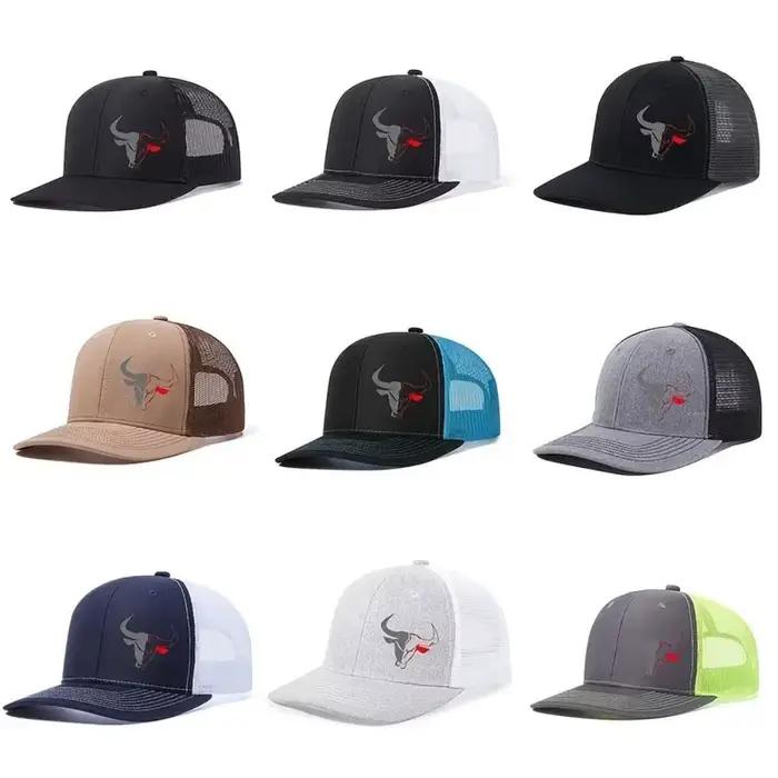 Casquette de Baseball d'été décontractée avec tête de taureau imprimée