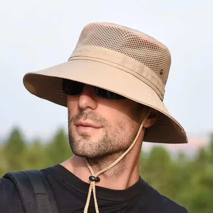 Chapeau de protection solaire d'extérieur pour hommes