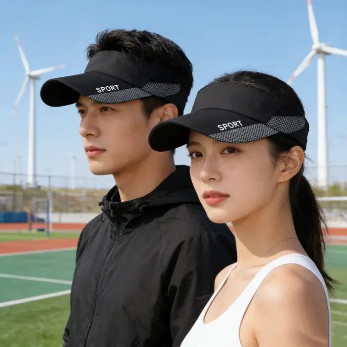 Chapeau d'été à visière ouverte pour hommes et femmes