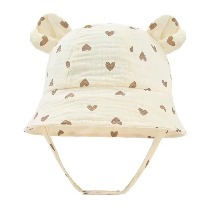 Chapeaux de bébé en mousseline pour filles et garçons