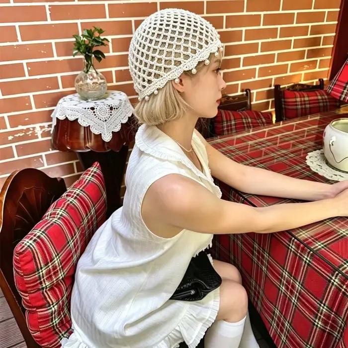 Chapeau en coton respirant pour femmes