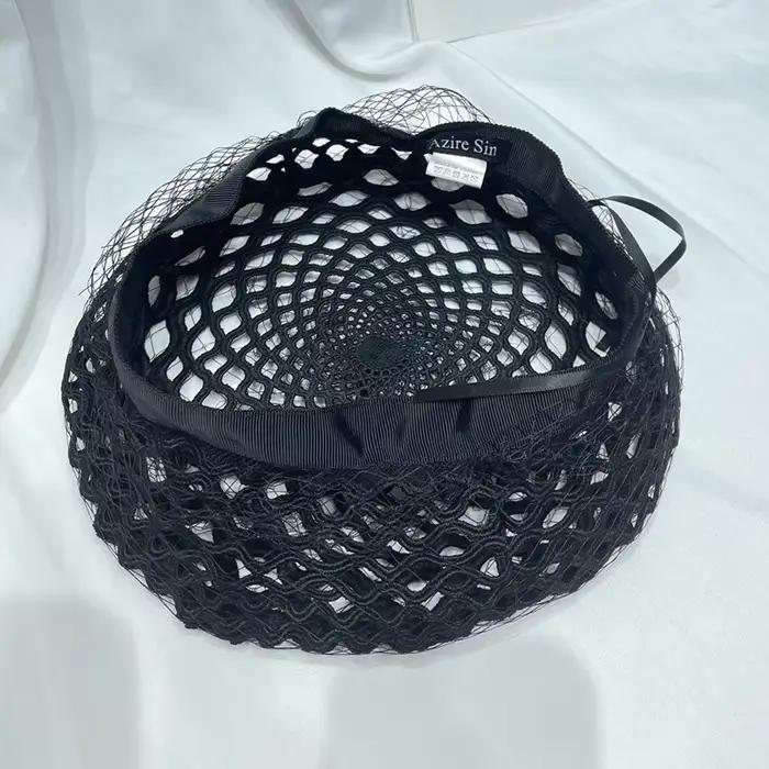 Nouveau luxe femmes fille dentelle bérets Denim dame casquette plate maille mode