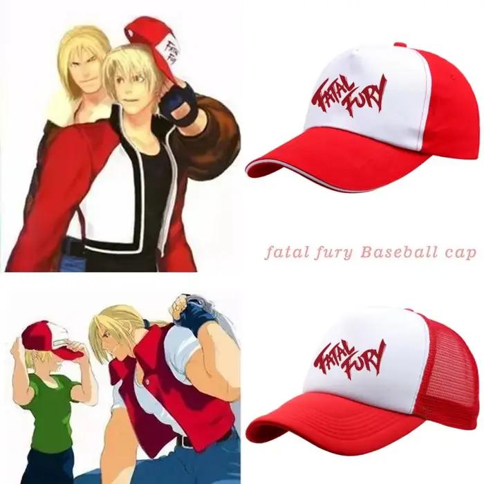 Casquette de baseball Terry Bogard King of Fighters en coton brodé Fatal Fury