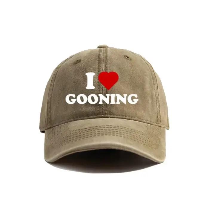 Casquette de Baseball imprimée drôle I Love Gooning